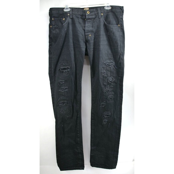 PRPS Goods & CoMen Jeans Distressed washed Destroyed Jeans size 38‎